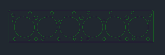 GS-CLASSIC - Holden Grey Motor "Repco" Head gasket (PB2042)